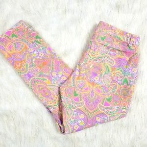 Chaps by Ralph Lauren Paisley Jeans Size 12